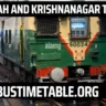 Sealdah to Krishnanagar train time table