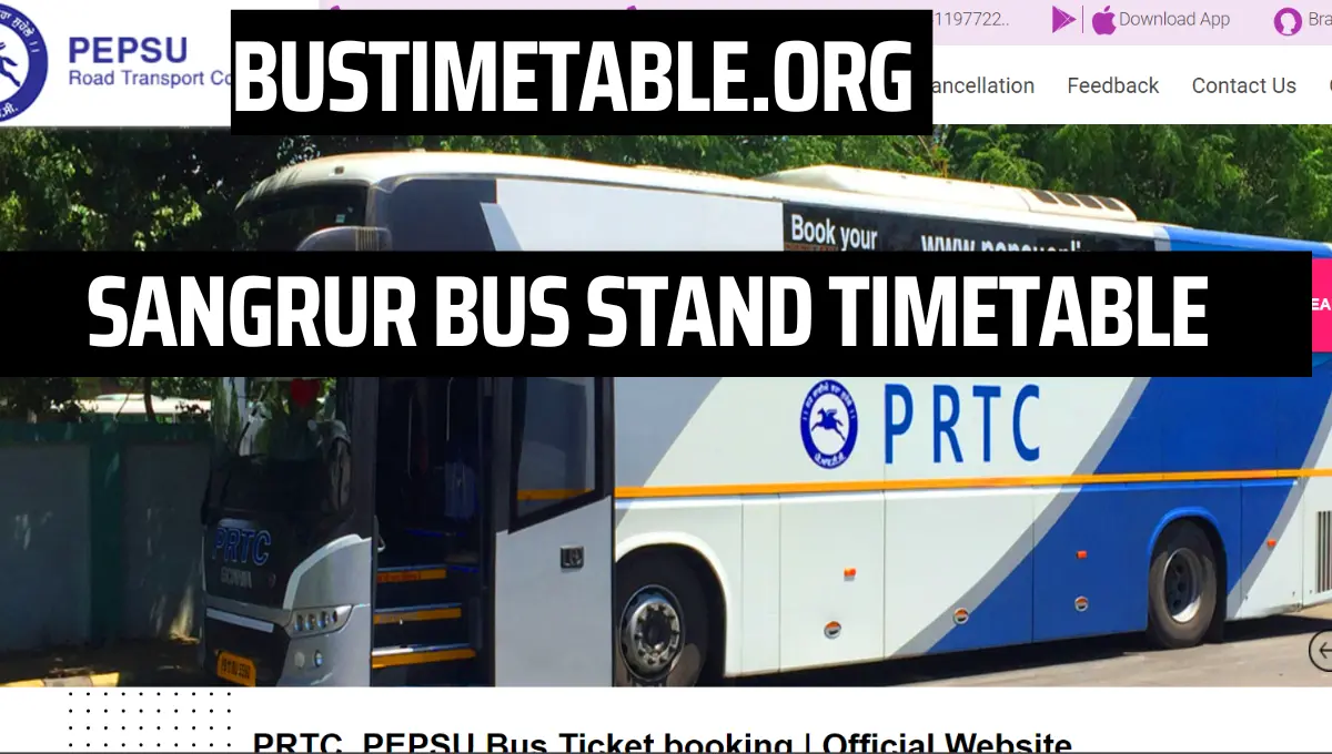 Sangrur bus stand time table